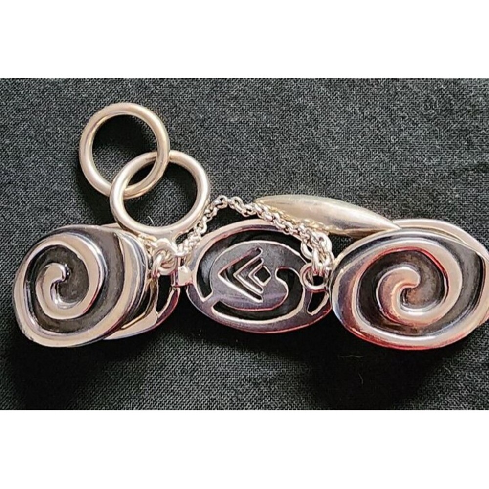 Silpada B1867 Retired Sterling Silver Swirl Bracelet LIKE NEW Box & Receipt